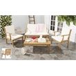 Pemberly Row 4 Piece Outdoor Living Set for Everyday Patio Relaxation