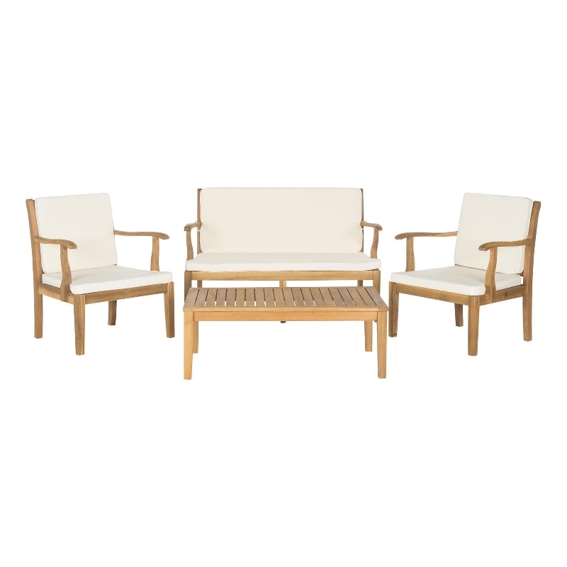 Pemberly Row 4 Piece Outdoor Living Set for Everyday Patio Relaxation