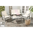 Pemberly Row 4 Piece Outdoor Living Set with Coordinated Comfort
