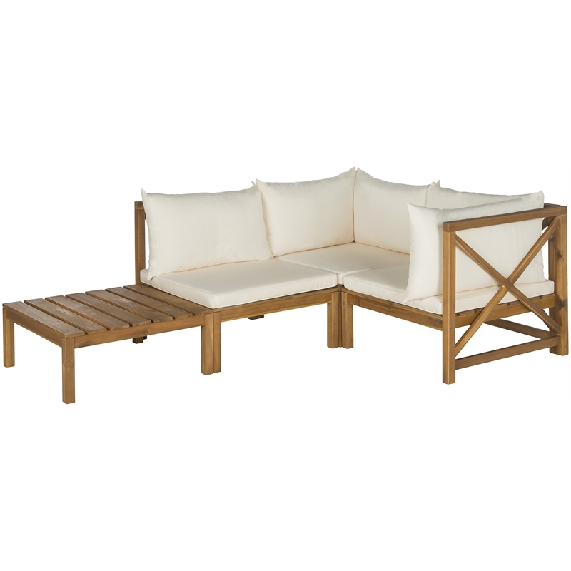 Pemberly Row Outdoor Sectional with Modular Seating for Patio Living