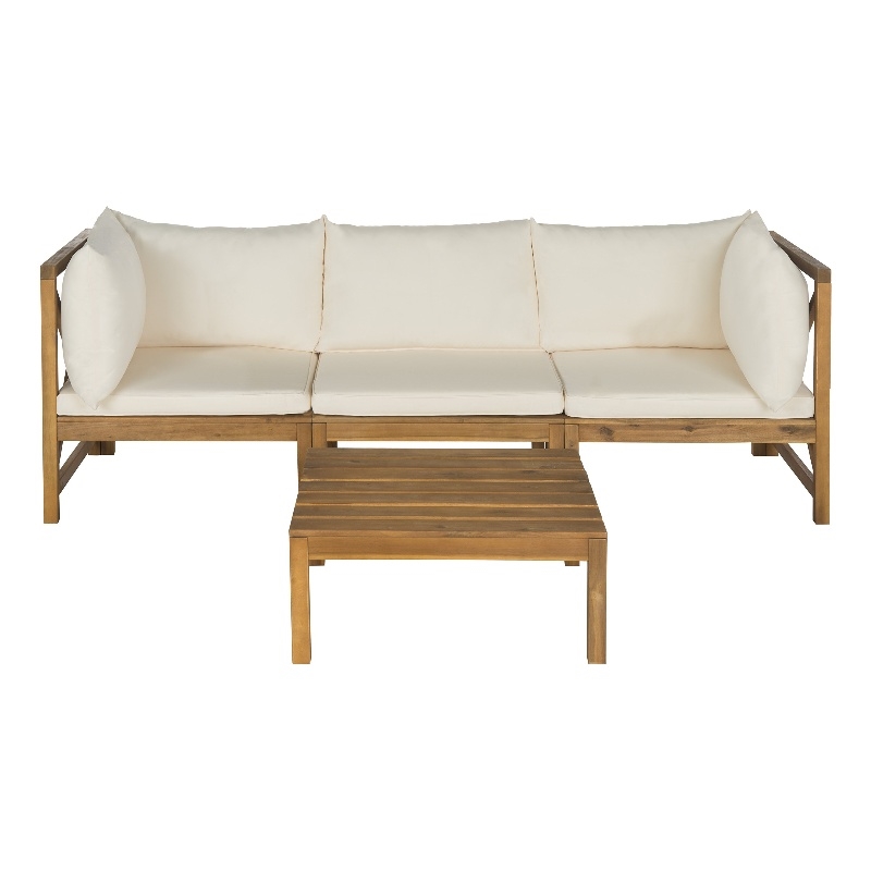 Pemberly Row Outdoor Sectional with Modular Seating for Patio Living