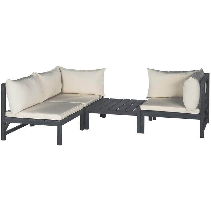 Pemberly Row Outdoor Sectional with Flexible Design for Patio Comfort