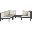 Pemberly Row Outdoor Sectional with Flexible Design for Patio Comfort