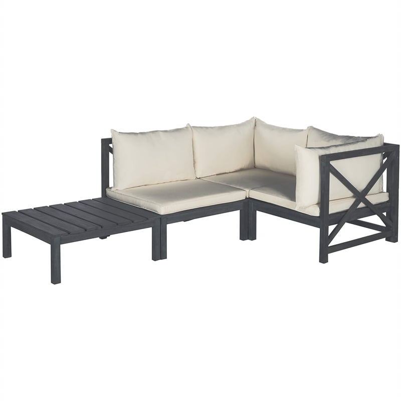 Pemberly Row Outdoor Sectional with Flexible Design for Patio Comfort