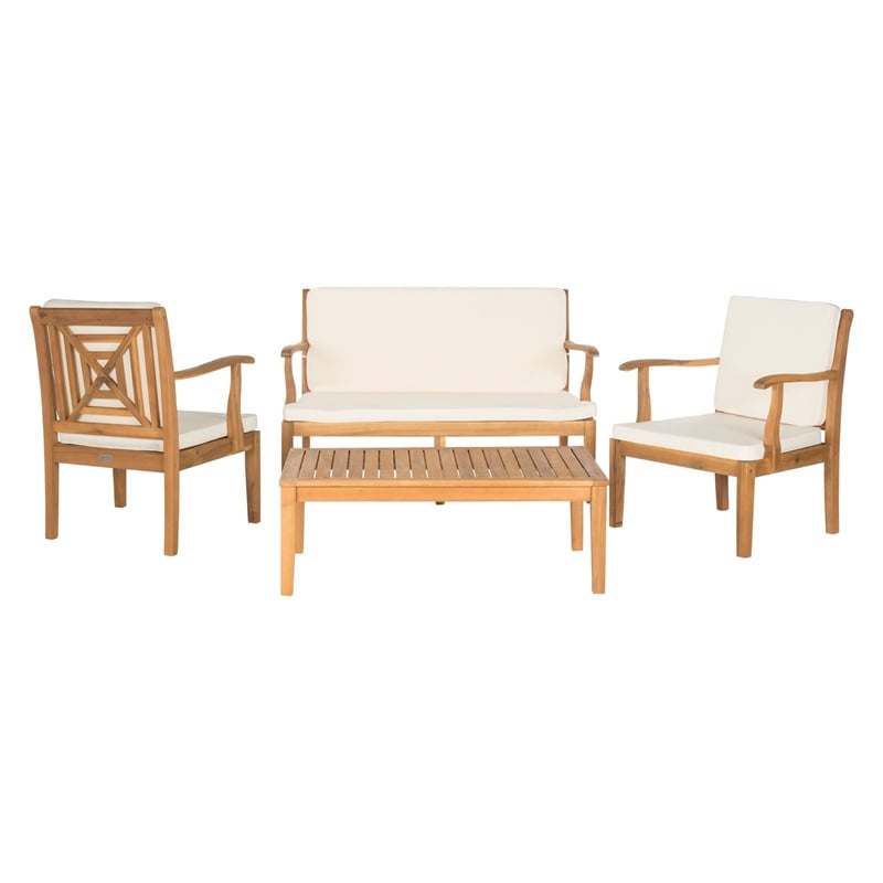 Pemberly Row 4 Piece Outdoor Furniture Set for Stylish Patio Living