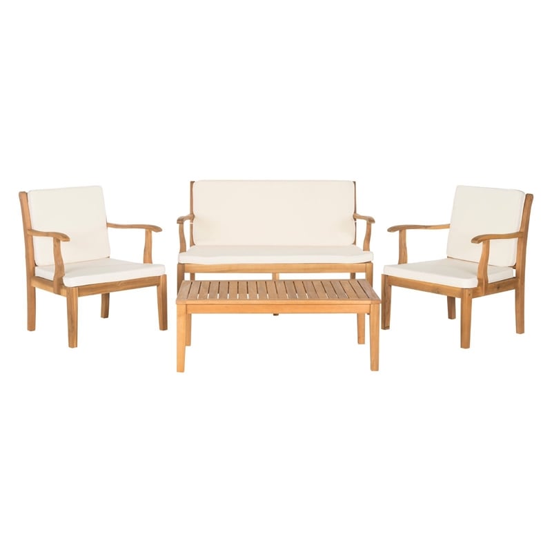 Pemberly Row 4 Piece Outdoor Furniture Set for Stylish Patio Living