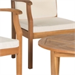 Pemberly Row 5 Piece Outdoor Coffee Set for Relaxation and Gatherings