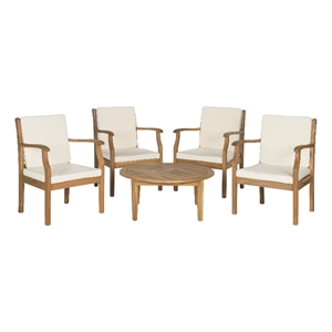 Pemberly Row 5 Piece Outdoor Coffee Set for Relaxation and Gatherings