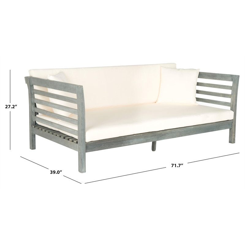 Pemberly Row Outdoor Day Bed with Comfortable Lounging for Patio Use