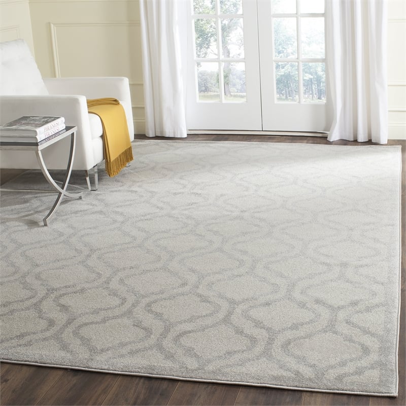 Pemberly Row 5' x 8' Area Rug in Ivory/Light Gray for Any Room