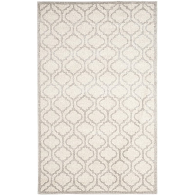 Pemberly Row 5' x 8' Area Rug in Ivory/Light Gray for Any Room