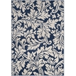 Pemberly Row 6' x 9' Area Rug in Navy/Ivory for Large Room Elegance