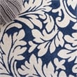 Pemberly Row 7' x 7' Square Area Rug in Navy/Ivory for Any Room