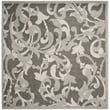 Pemberly Row 7' x 7' Square Area Rug in Gray/Light Gray for Styling