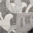 Pemberly Row 7' x 7' Square Area Rug in Gray/Light Gray for Styling