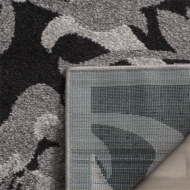 Pemberly Row 8' x 10' Area Rug in Anthracite/Light Gray for Rooms