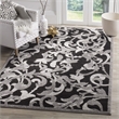 Pemberly Row 8' x 10' Area Rug in Anthracite/Light Gray for Rooms