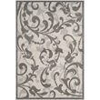Pemberly Row 6' x 9' Area Rug in Ivory Gray for Living Room or Bedroom