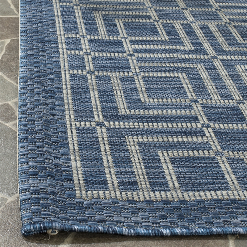 Pemberly Row 9' x 12' Area Rug in Navy Gray for Living or Dining Room