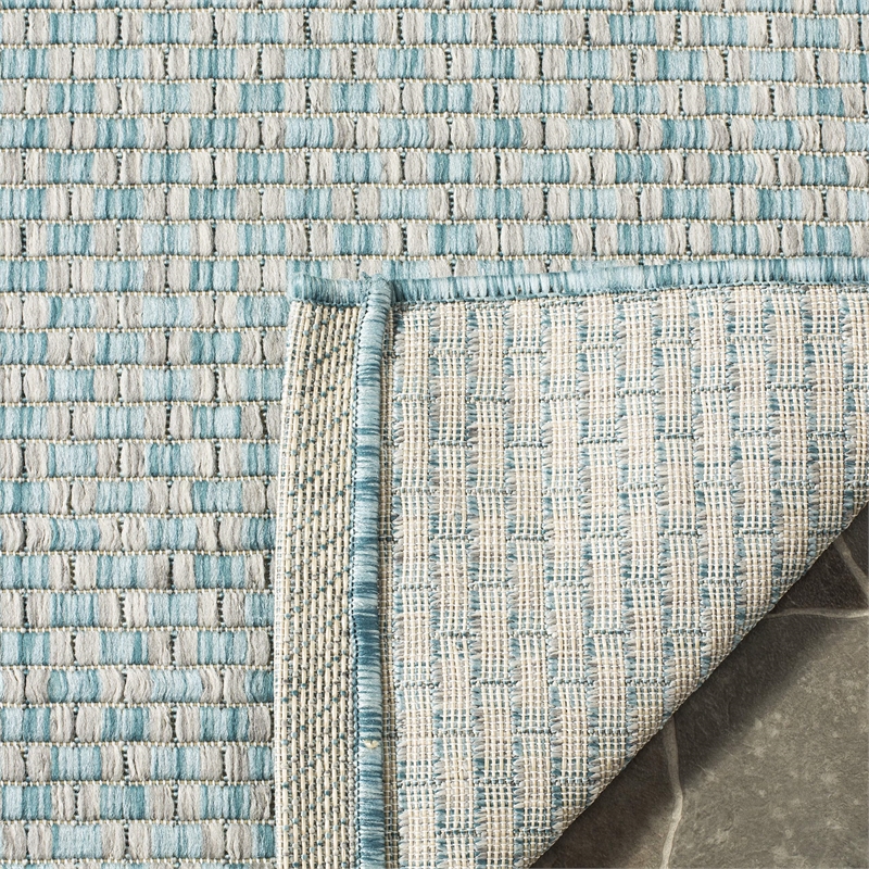 Pemberly Row 9' x 12' Area Rug in Light Blue Light Gray for Any Room