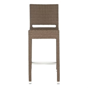 Pemberly Row Indoor-Outdoor Barstool for Deck or Counter Seating