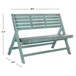 Pemberly Row Folding Bench for Indoor or Outdoor Everyday Seating