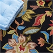 Pemberly Row 2' x 6' Runner Rug in Black Purple for Hallways or Entries