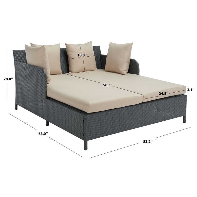Pemberly Row Daybed for Living Room or Guest Room with Versatile Design