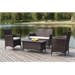 Pemberly Row 4 Piece Outdoor Furniture Set for Patio or Deck