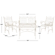 Pemberly Row 4 Piece Furniture Set for Patio or Outdoor Living Space