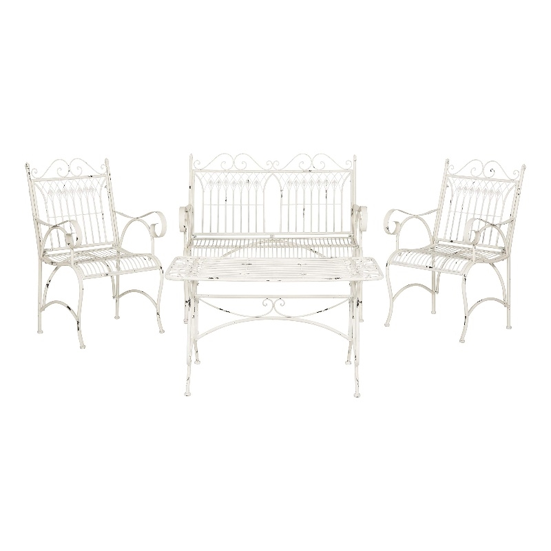 Pemberly Row 4 Piece Furniture Set for Patio or Outdoor Living Space