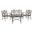 Pemberly Row 4 Piece Outdoor Set for Patio Relaxation and Gatherings