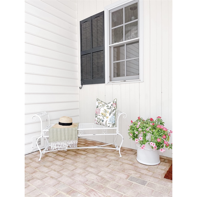 Pemberly Row Bench for Living Room or Entryway with Decorative Appeal