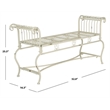 Pemberly Row Bench for Living Room or Entryway with Decorative Appeal