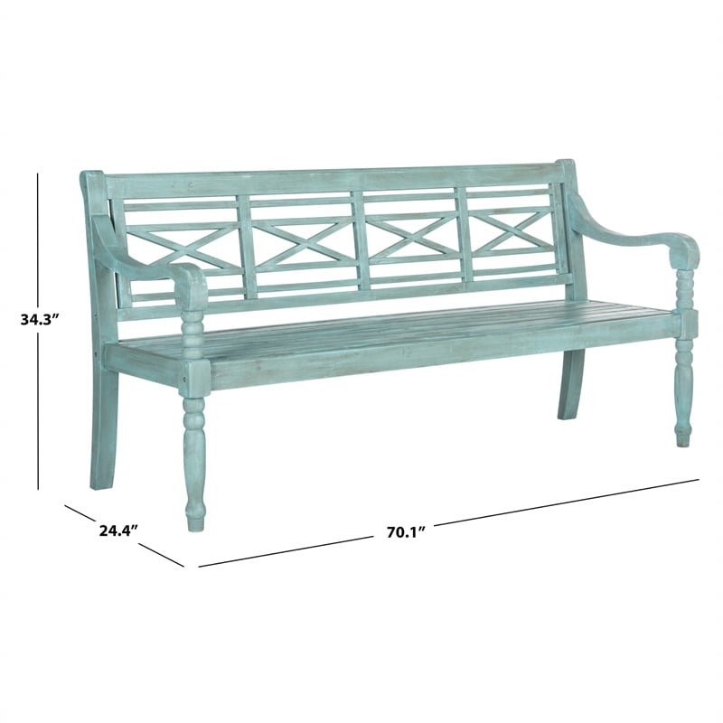 Pemberly Row Bench for Patio or Garden with Functional Everyday Design