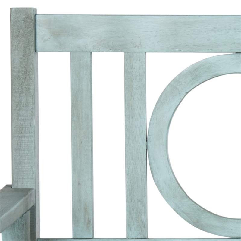 Pemberly Row Folding Bench for Patio or Indoor Portable Seating