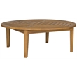 Pemberly Row Round Table for Patio or Living Room with Versatile Design
