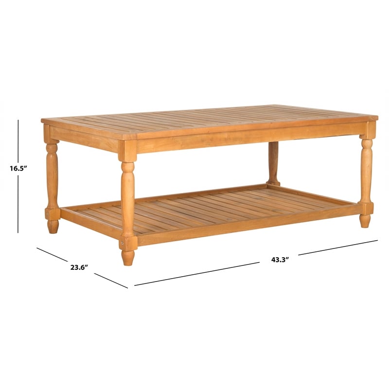 Pemberly Row Coffee Table for Living Room with Functional Everyday Style