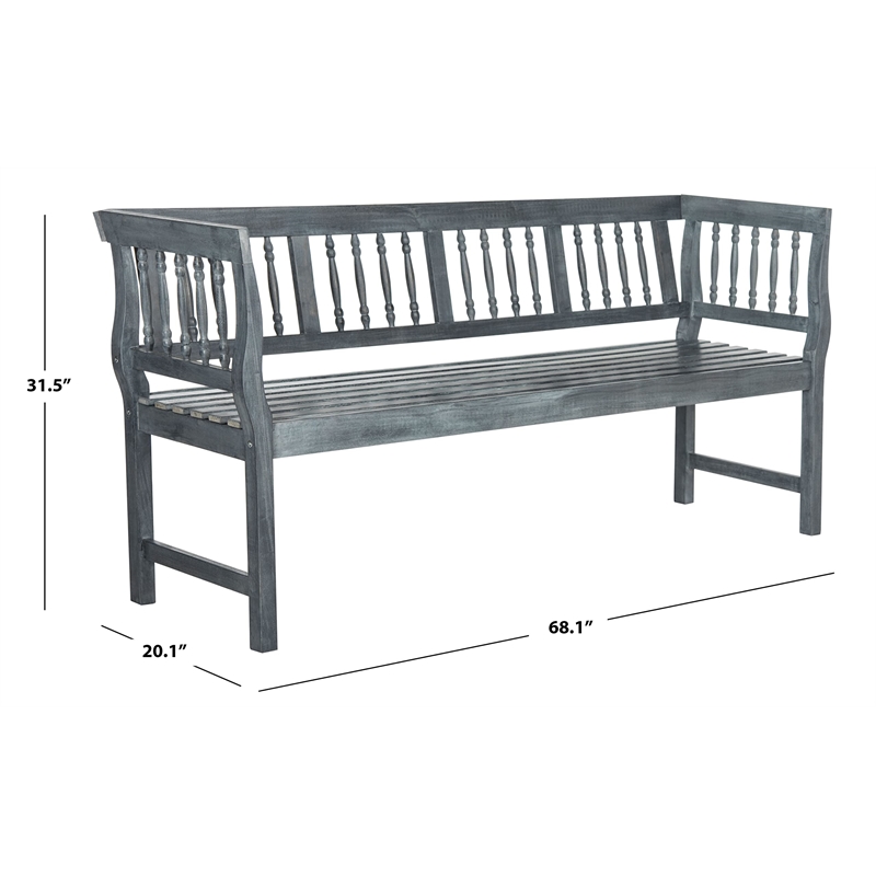 Pemberly Row Bench for Entryway or Living Room with Polished Design
