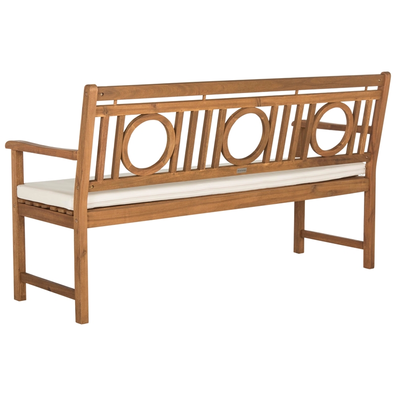 Pemberly Row 3 Seat Bench for Patio or Entryway with Spacious Seating