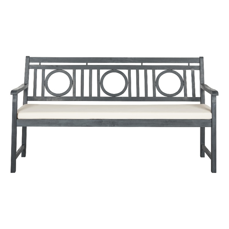Pemberly Row 3 Seat Bench for Porch or Living Room Everyday Comfort