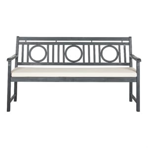 Pemberly Row 3 Seat Bench for Porch or Living Room Everyday Comfort