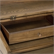 Pemberly Row Pine Writing Desk in Oak for Home Office or Study Space