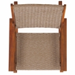 Pemberly Row Polyester Rocking Chair in Natural / Natural for Patio