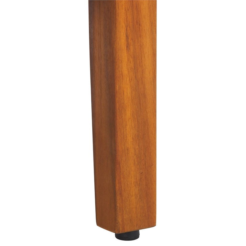 Pemberly Row Rattan and Polyester Sofa in Natural / Taupe for Patio