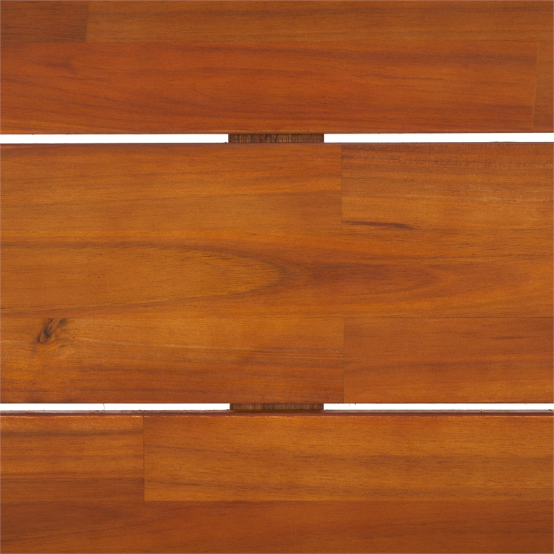 Pemberly Row Rattan and Polyester Outdoor Bench and Table in Natural / Taupe