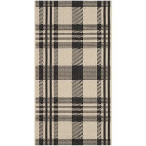 Pemberly Row 2' x 3'7&quot Area Rug in Black and Bone for Entryway