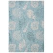Pemberly Row 9' x 12' Area Rug in Aqua and Cream for Large Living Spaces