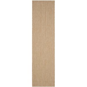 Pemberly Row 2'3&quot x 10' Runner Rug in Natural for Long Hallways