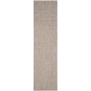 Pemberly Row 2'3&quot x 10' Runner Rug in Beige and Brown for Long Hallways